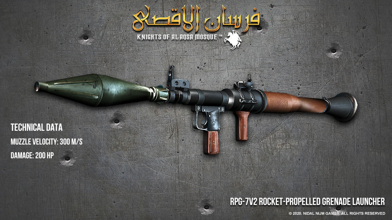 Fursan alAqsa Weapons Showcase RPG7 1 - I am developing a game about Palestine Resistance