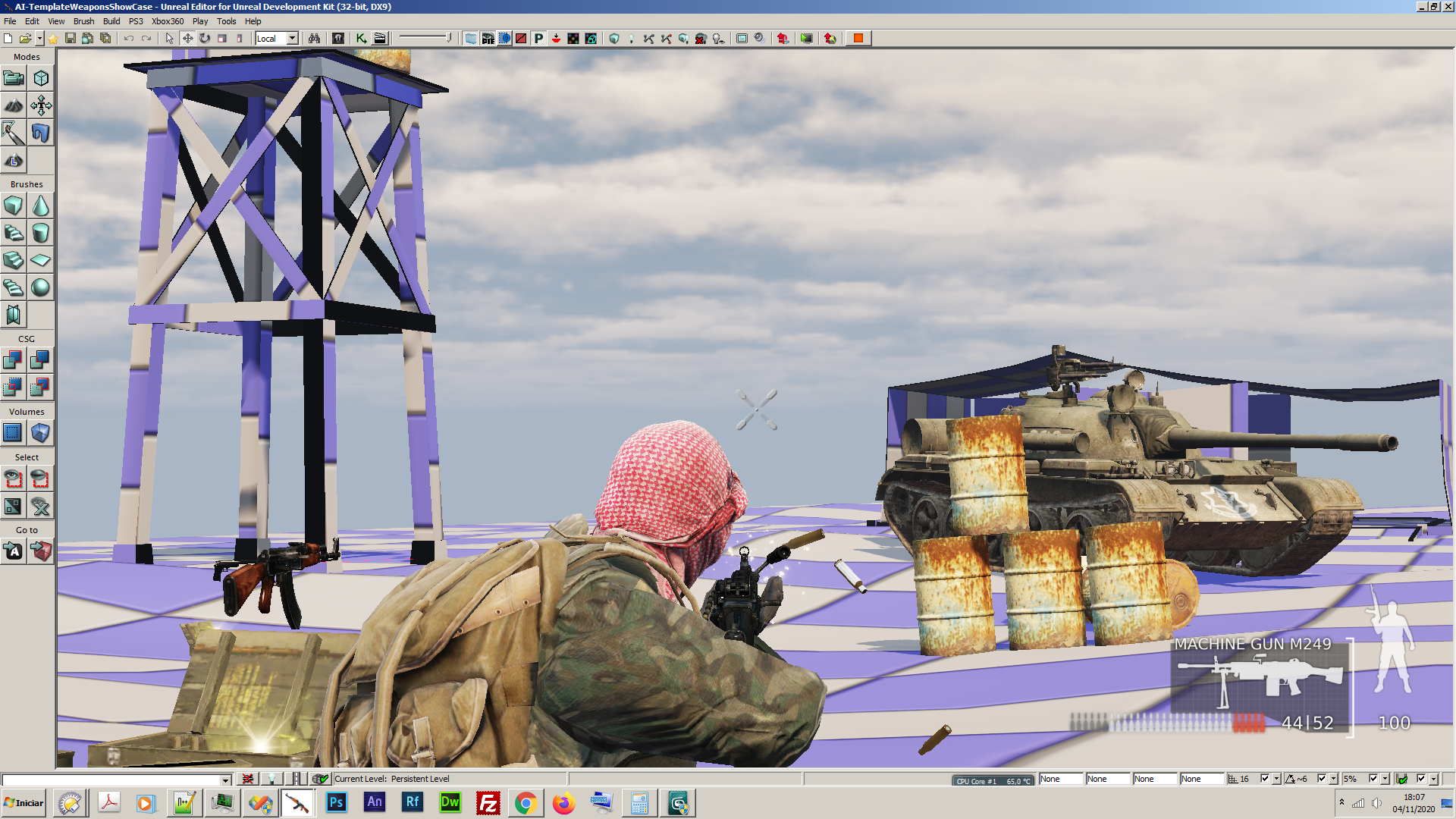 M249 3 1 - I am developing a game about Palestine Resistance