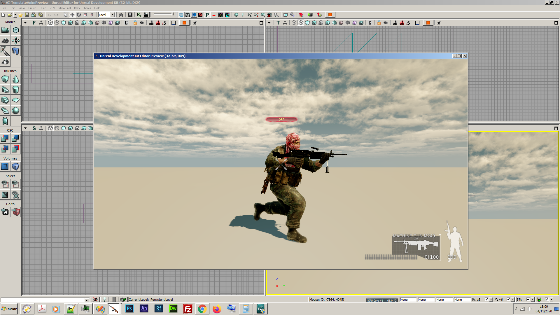 M249 4 1 - I am developing a game about Palestine Resistance