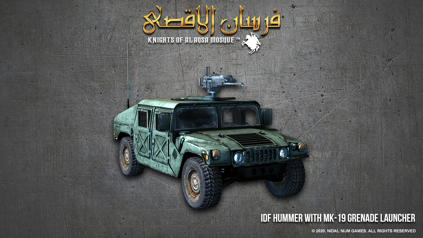 Fursan alAqsa Hummer 1 - I am developing a game about Palestine Resistance