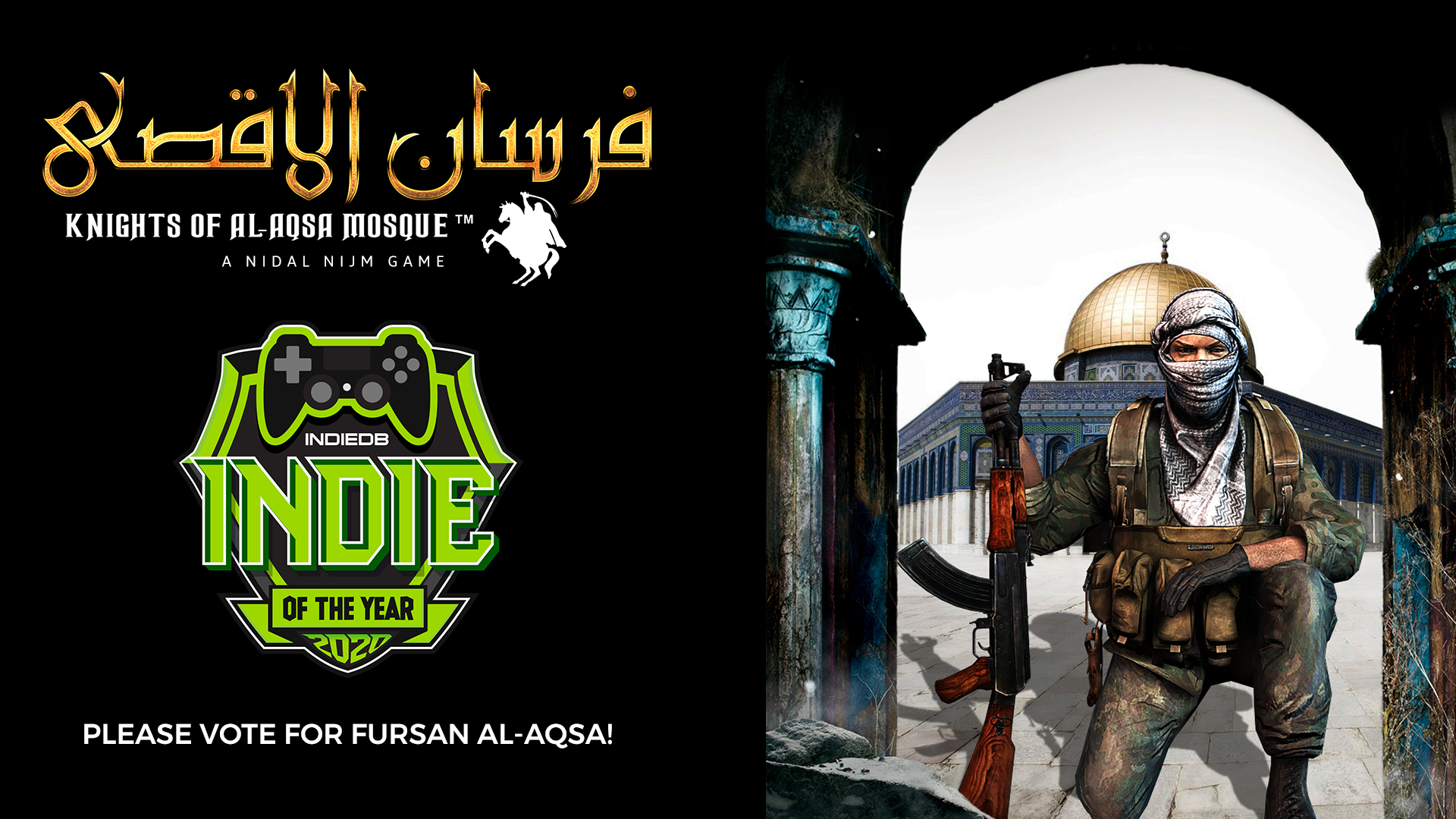 fursan aqsa goty 2020 final 1 - I am developing a game about Palestine Resistance