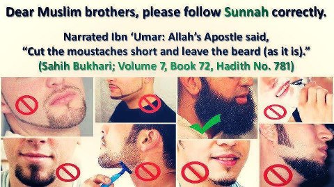 beard 1 - Rrevive A Sunnah, Trim The Moustache Its Friday (Jummah)