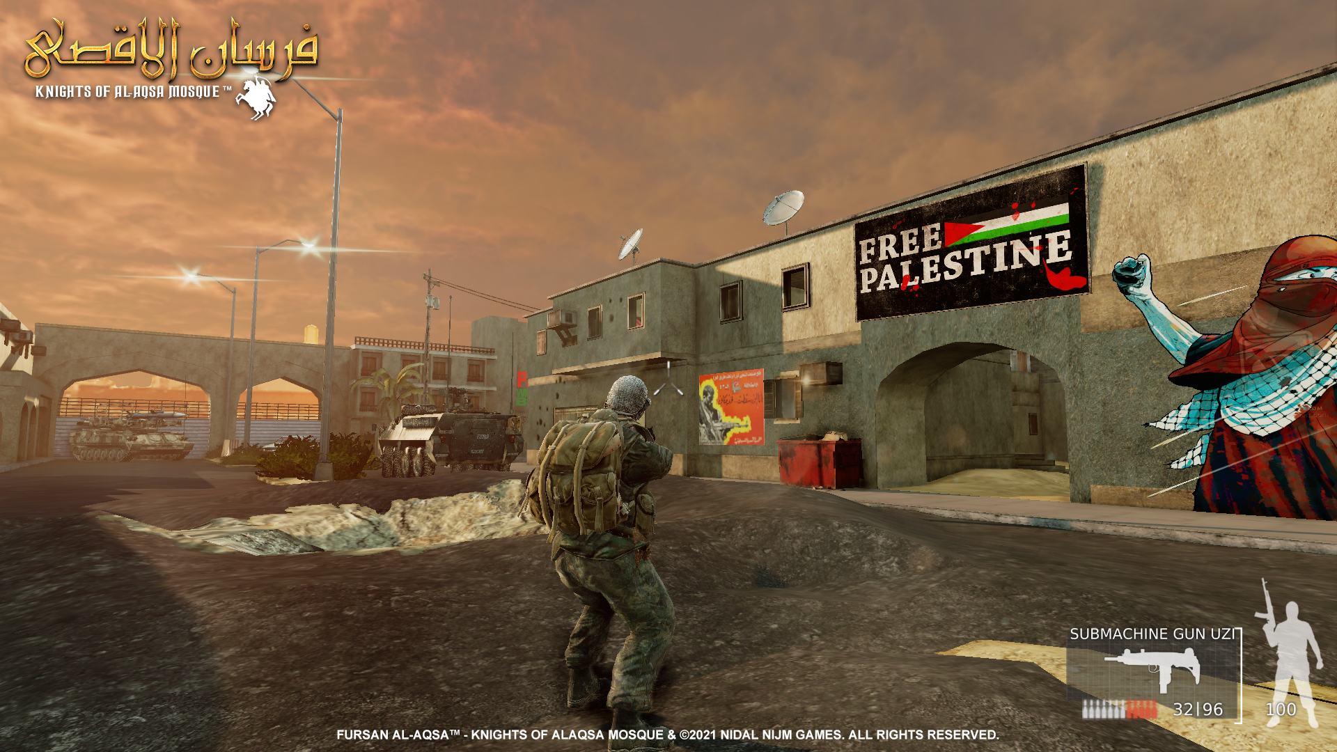 Fursan alAqsa  Showcase Gaza Shujayyiah  1 - I am developing a game about Palestine Resistance